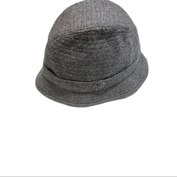 Vintage Burberry Wool Fedora Hat Grey - Picture 2 of 11